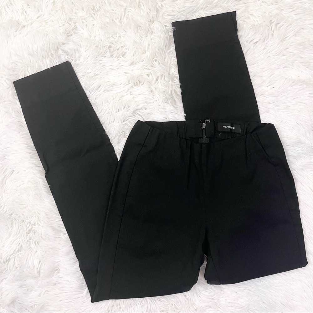 WHO WHAT WEAR Women’s Black Skinny Dress Pants XS/Small